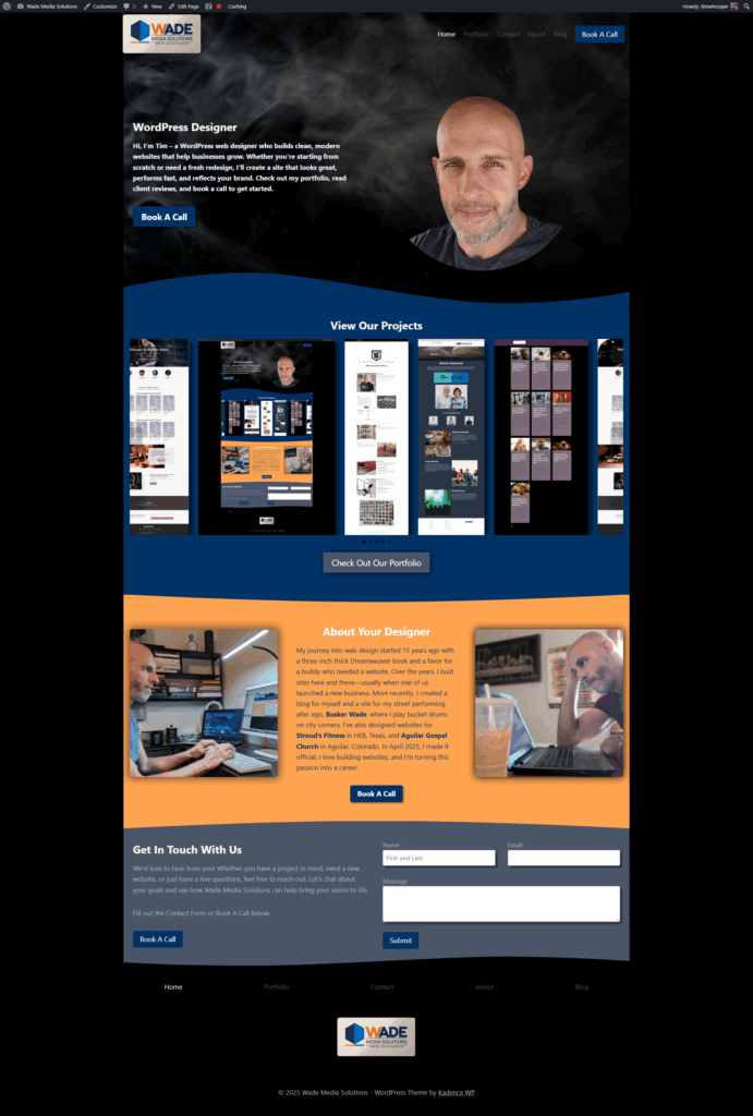Wade Media Solutions Website